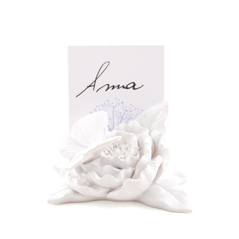 Ornamental Butterfly Garden Place Card Holders White