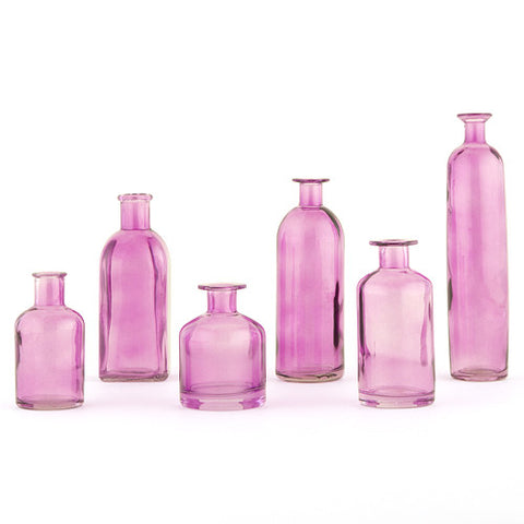 Decorating Glass Bottle Set - Purple