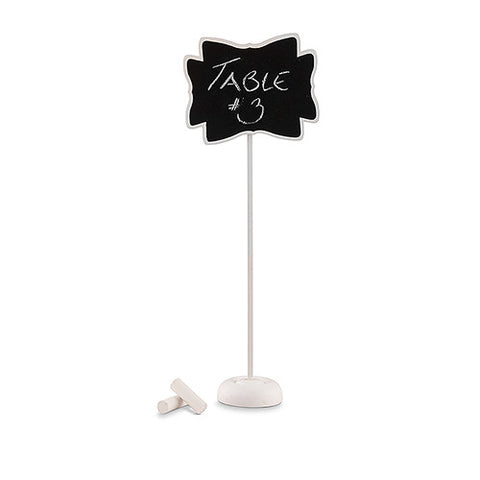 Decorative Chalkboard with Stand - Medium White
