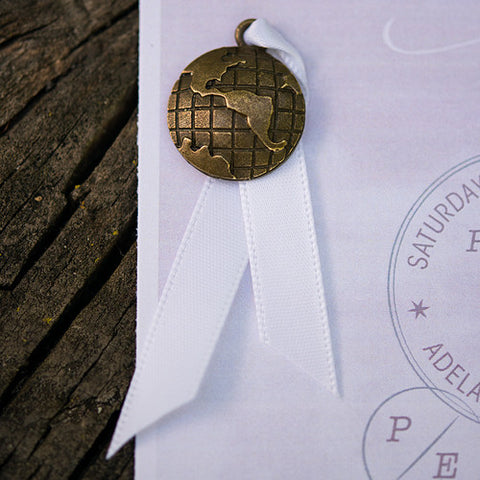 Globe Charms Gold