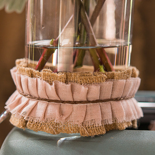 Ruffled Jute Ribbon Trim