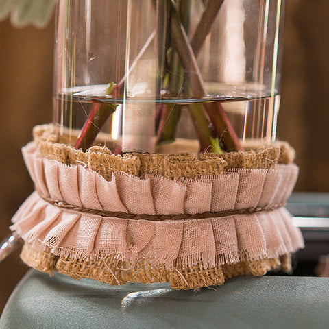 Ruffled Jute Ribbon Trim
