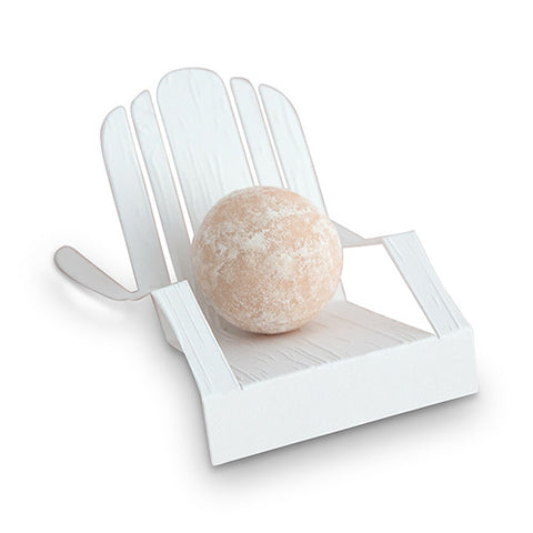 Laser Expressions Adirondack Deck Chairs - White