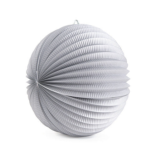 Watermelon Round Paper Lantern in Silver