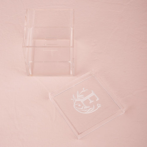 Unique Alternative Acrylic Wedding Ring Box