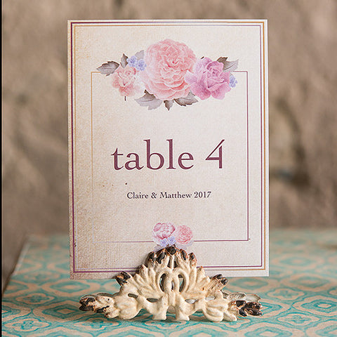 Antique White Stationery Holder White