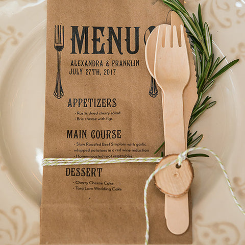 Eco Wood Utensil Set