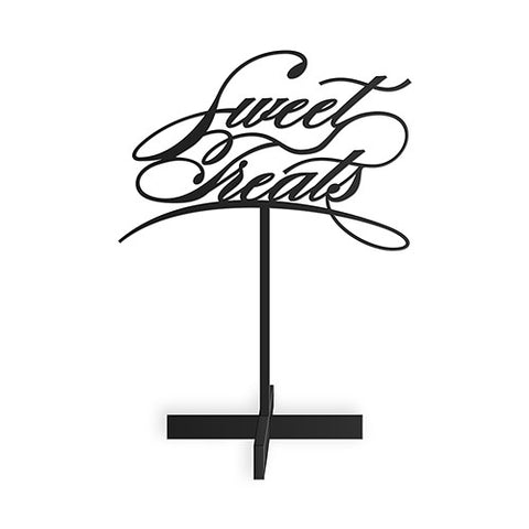 Sweet Treats Acrylic Sign - Black