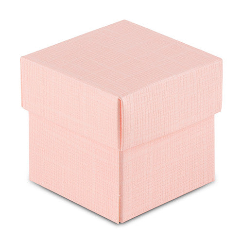 Blush Pink Square Favor Box with Lid