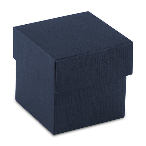 Navy Blue Favor Box with Lid