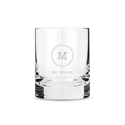 Personalized Whiskey Glasses Monogrammed
