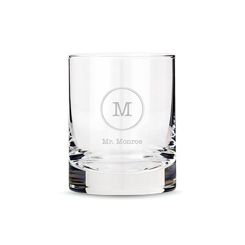 Personalized Whiskey Glasses Monogrammed