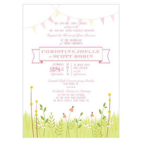 Homespun Charm Invitation