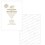 Parisian Love Letter Invitation Black