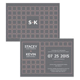 Times Square Invitation White