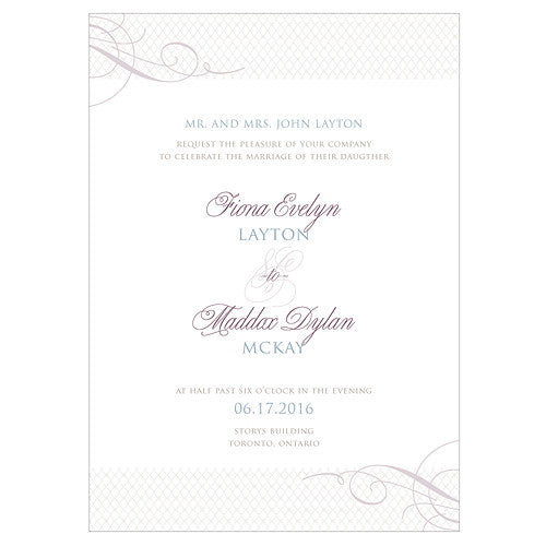 Contemporary Vintage Invitation Daiquiri Green