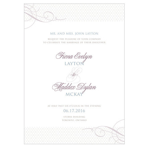 Contemporary Vintage Invitation