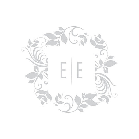 Monogram Simplicity Invitation - Botanical Wreath