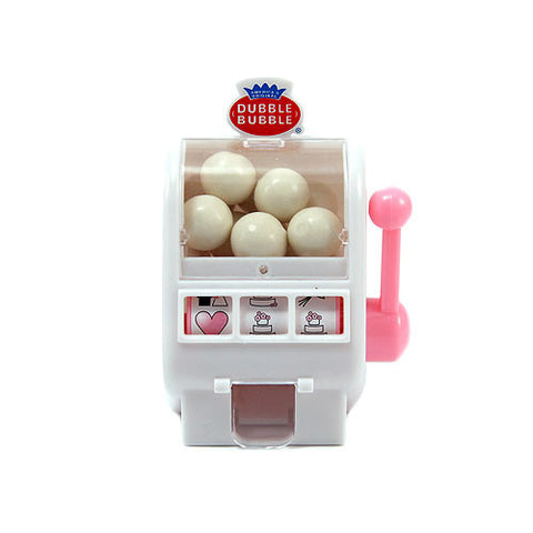 White and Bubble Gum Pink Mini Slot Machine Favor